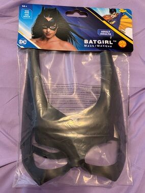 Rubie's: Women's Adult Black BatGirl Costume Mask, Superhero, One Size Fits All